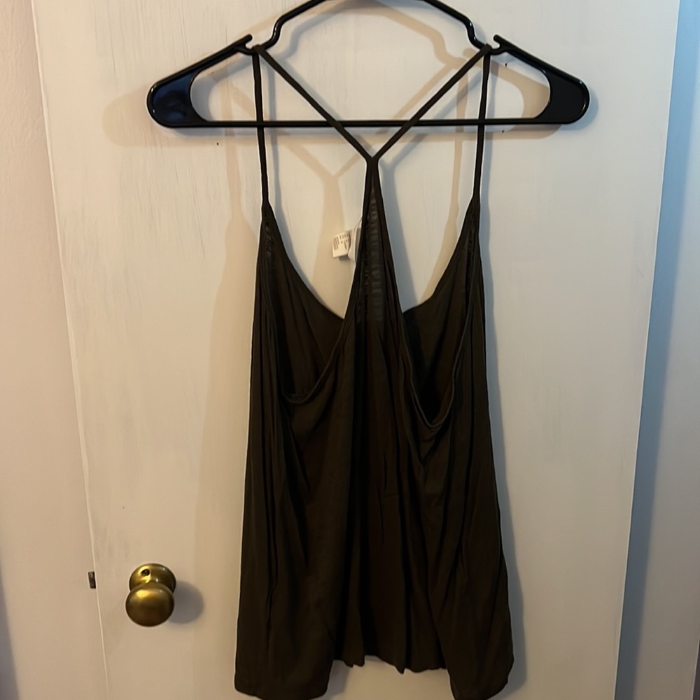 DARK GREEN TANK TOP, size M - Picture 2 of 2